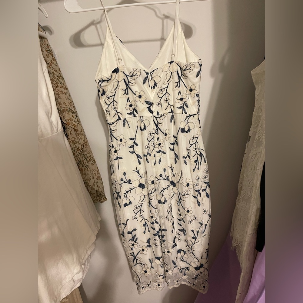 Lulus Bridal shower/ rehearsal dress, midi - Picture 2 of 4